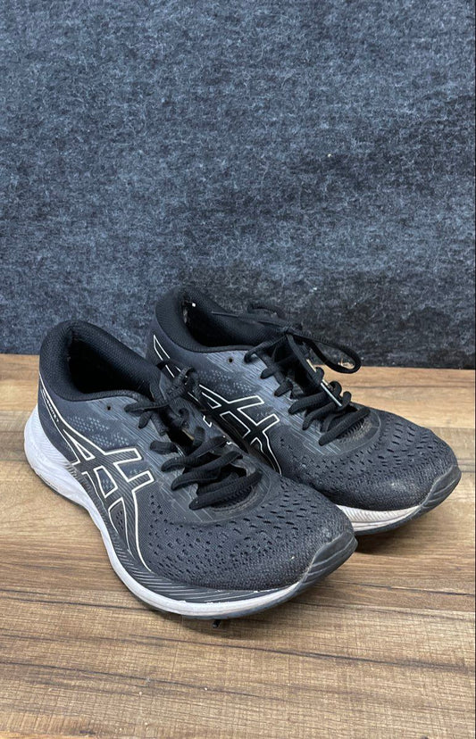 Asics Gel-Excite 7 Black White Women's Running Shoes Size 8.5