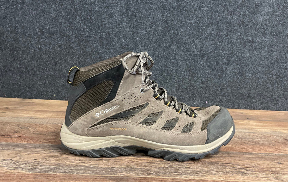 Columbia Newton Ridge Plus II Waterproof Cordovan Squash Hiking Boots Size 10