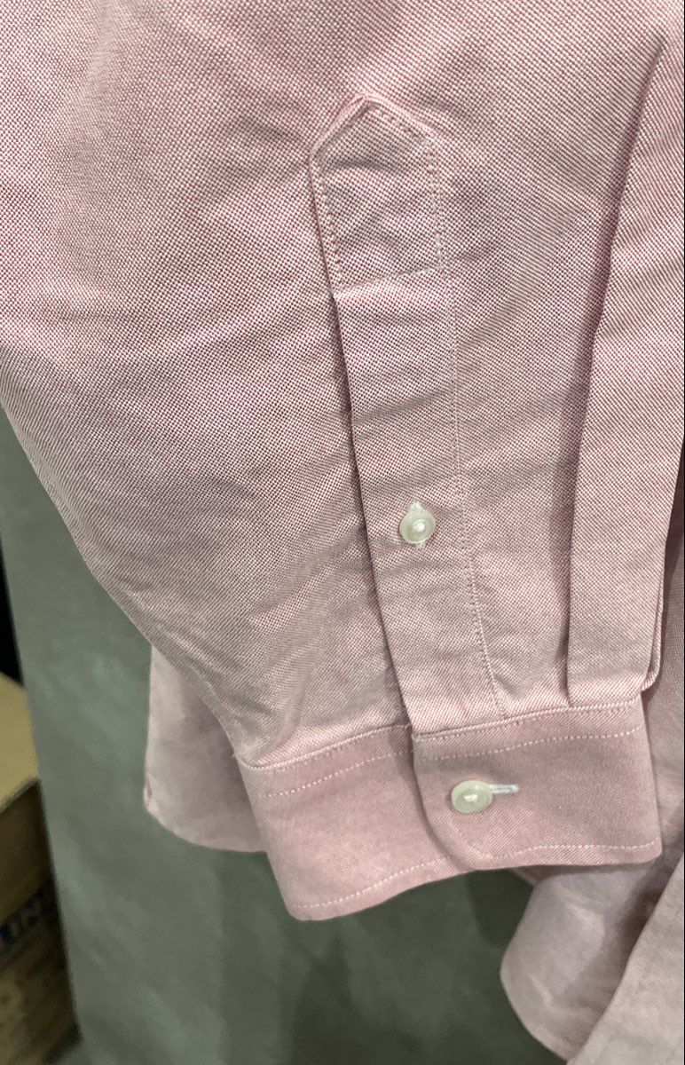 LL Bean Men's Pink Traditional Fit Oxford Button Down Cotton Shirt Sz 16-34