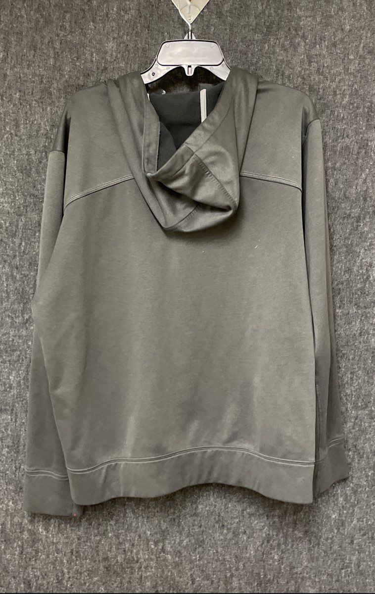The North Face Men's Dark Gray Athletics Full Zip Hoodie Thumbholes Sz XL