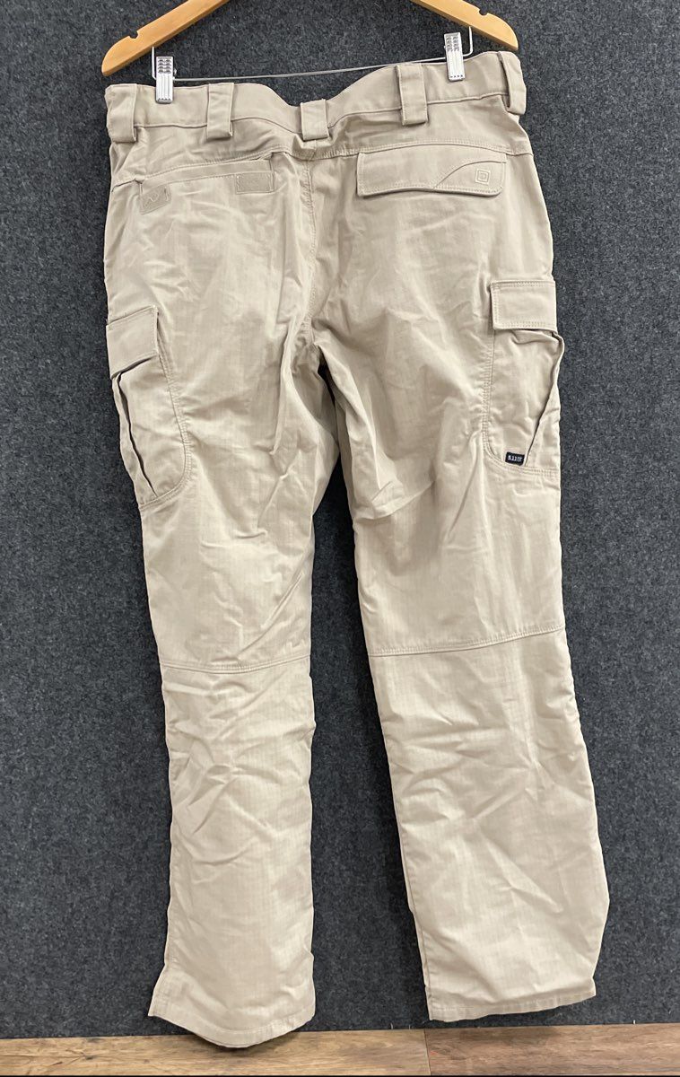 5.11 Tactical Men's Taclite Pro Cargo Pants Khaki Ripstop Sz 36x32