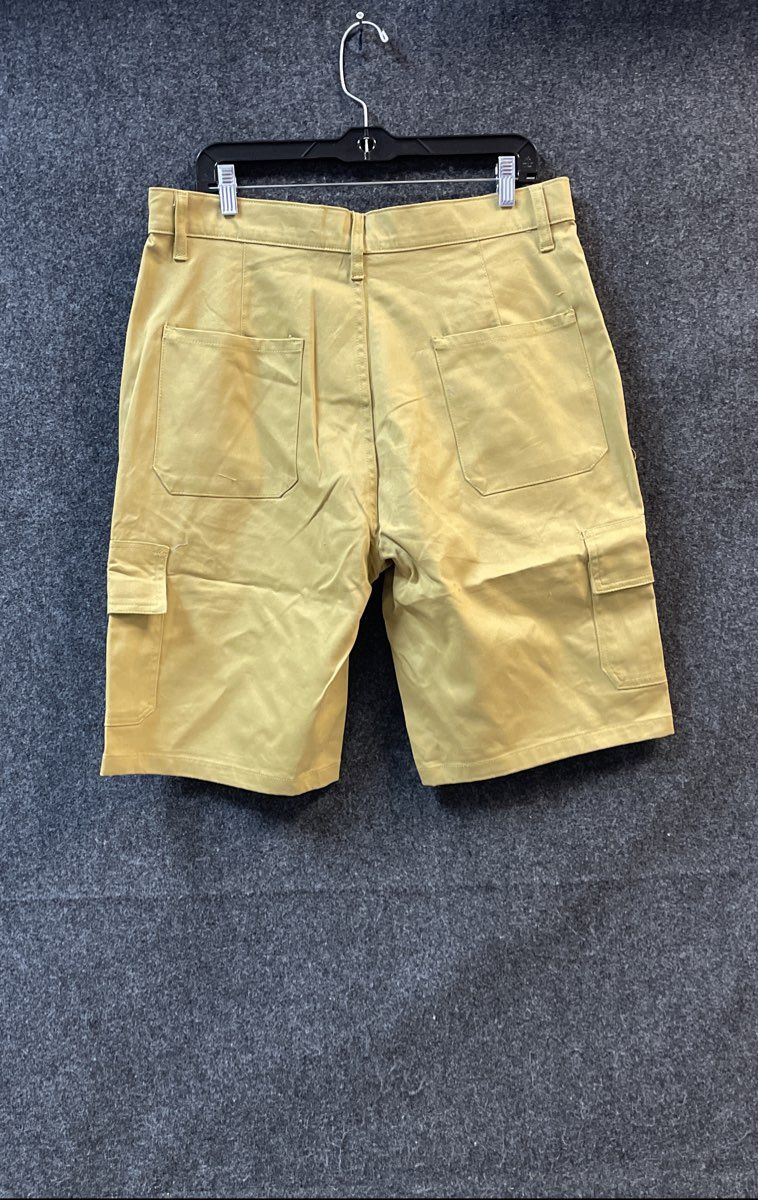 Roaming Soul Men's Khaki Cotton Stretch Cargo Shorts Sz 34 NWT