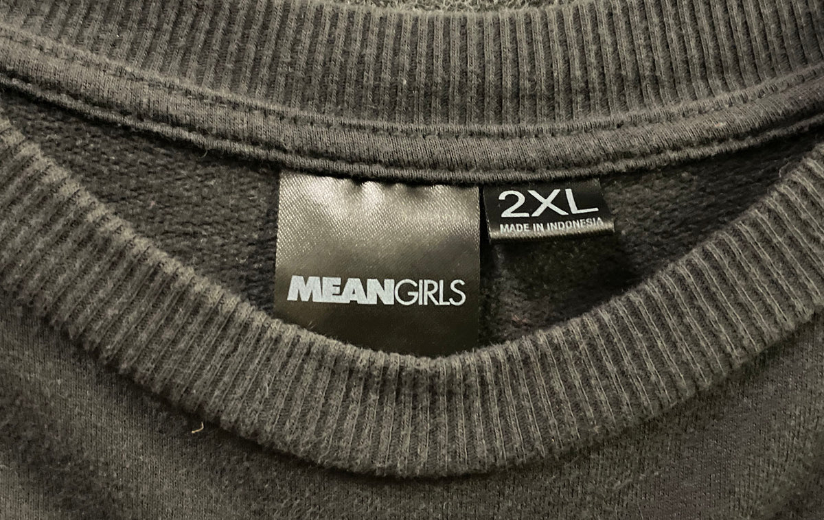 Mean Girls Women's Gray Christmas Is So Fetch Graphic Sweatshirt Sz 2XL