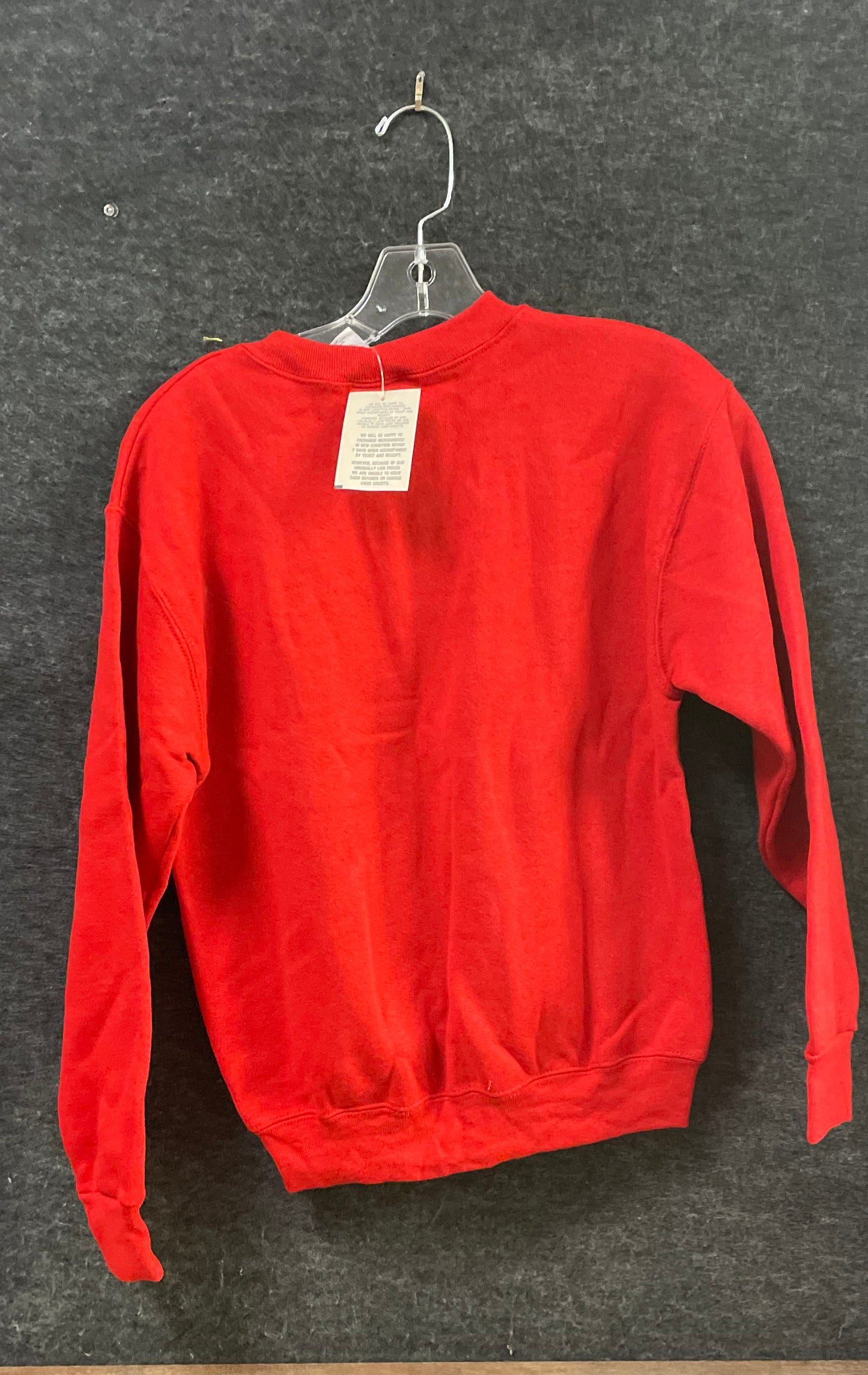Vintage 90s Minnie Mouse Embroidered Red Sweatshirt Mickey & Co Youth Sz 14/16