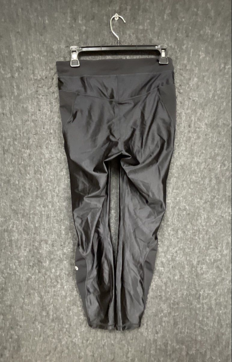 Lululemon Women's Black Zoned In High Rise Compression Tights M
