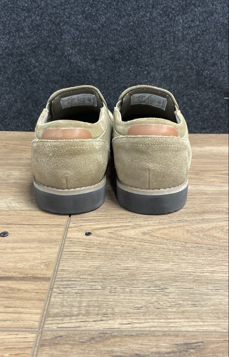 Lands' End Men's Tan Suede Slip-On Loafers Casual Shoes Size 11.5 D