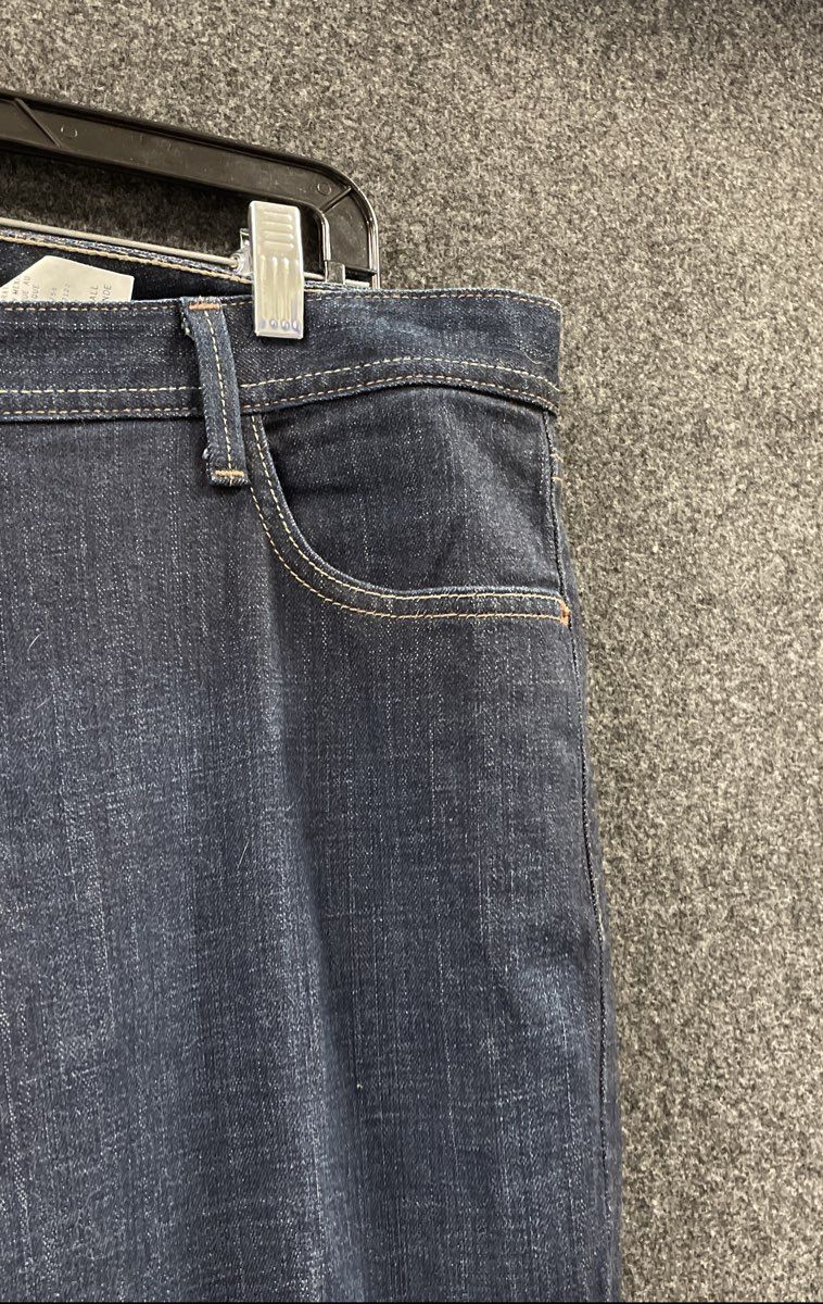 Eddie Bauer Women's Dark Wash Tall Straight Leg Stretch Denim Jeans Sz 18T