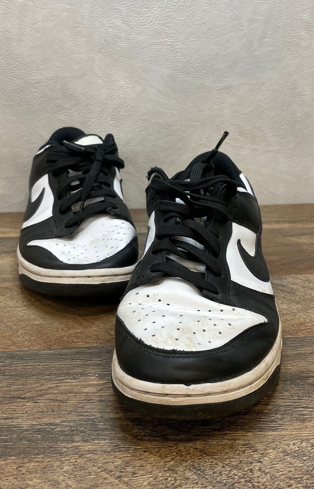 Nike Dunk Low Retro White Black Panda Sneakers Women's Size 12