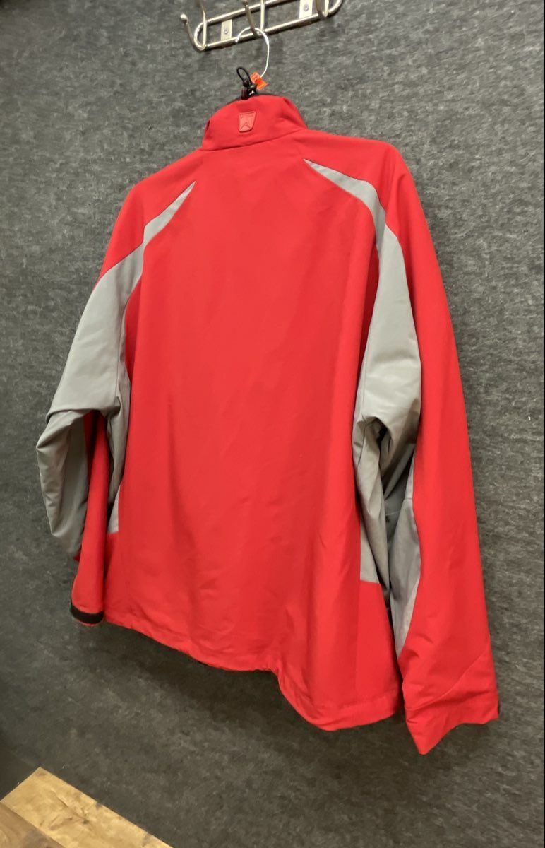 Antigua Men's Washington Nationals MLB Red Gray Full Zip Jacket Sz XL