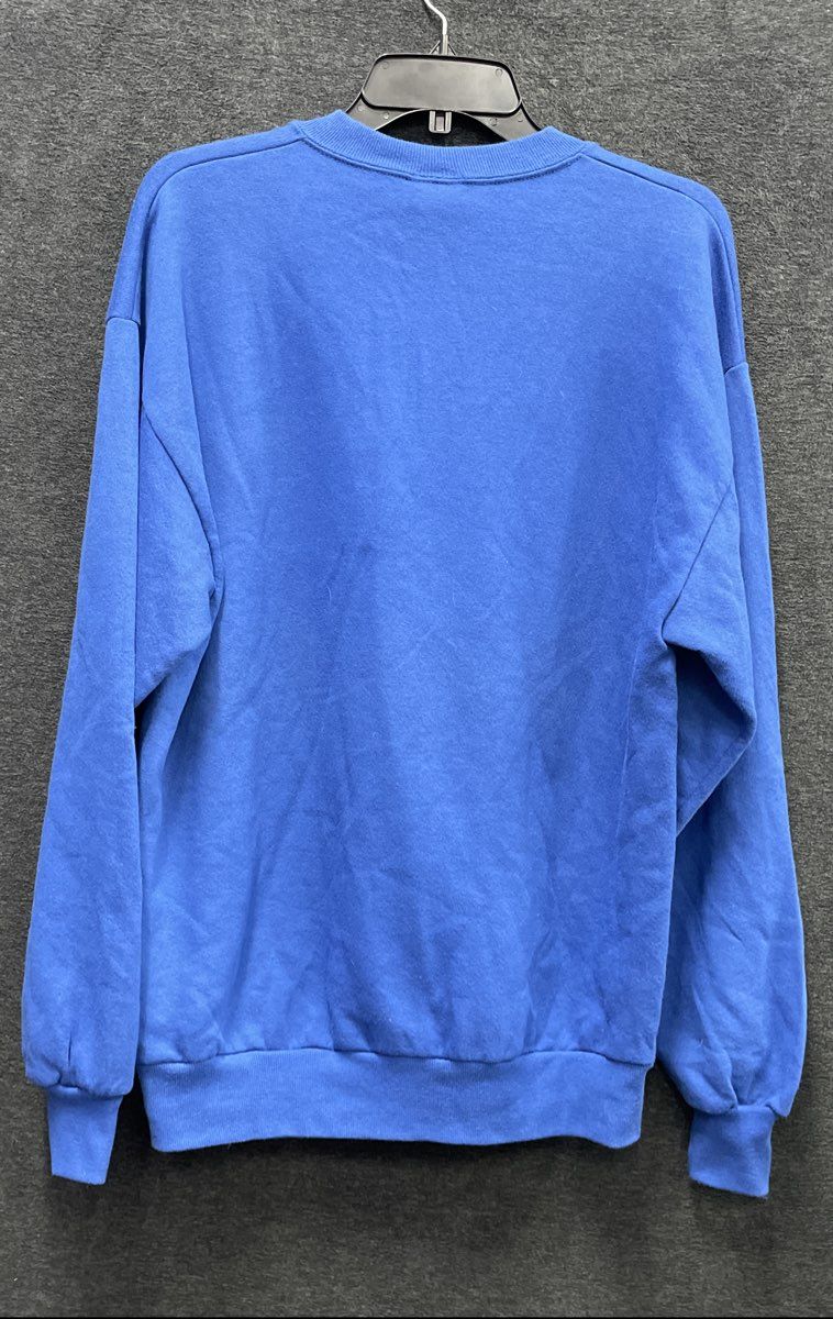 Vintage 90s Disney Mickey & Co. Blue Embroidered Sweatshirt Mickey Mouse Sz L