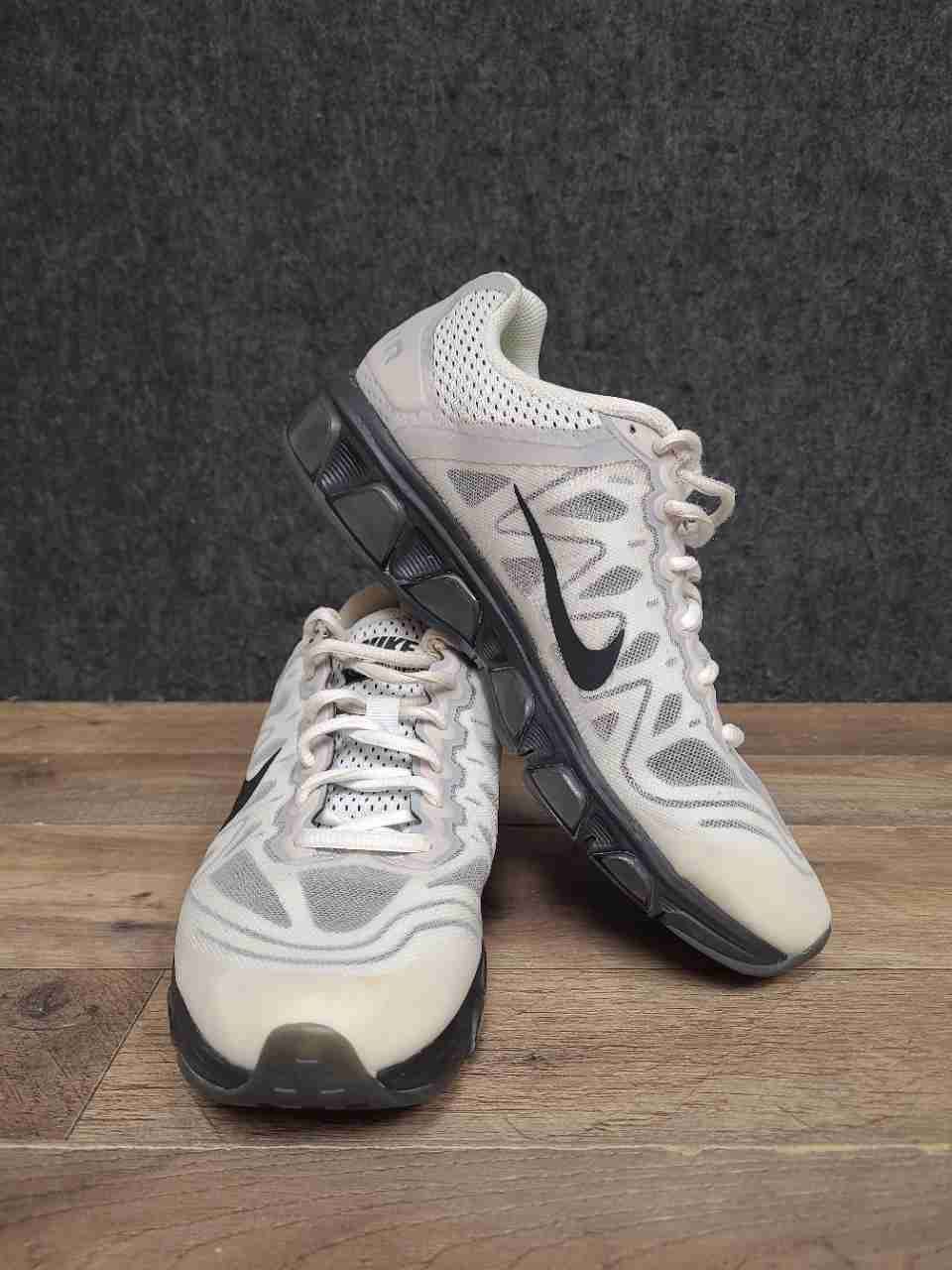 Nike Air Max Tailwind 7 White Black Dark Grey Running Shoes Women's Size 9