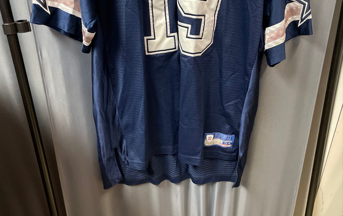 Vintage 2000s Reebok Dallas Cowboys Keyshawn Johnson #19 On Field Jersey Sz 54