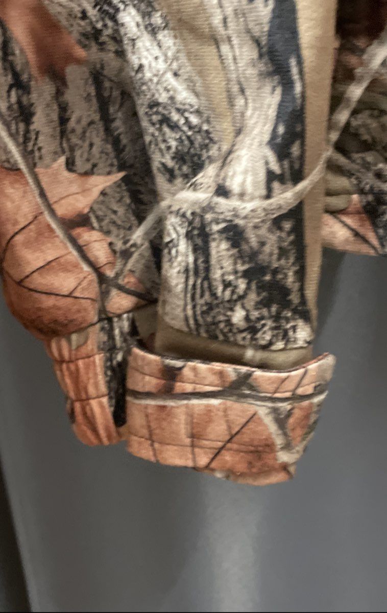 Trail Crest Men's Highland Timber Camouflage Full Zip Snap Front Jacket Sz 2XL