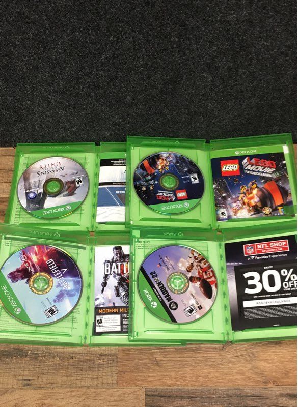 Titanfall Assassin's Creed Battlefield Xbox One Series X 8 Game Lot
