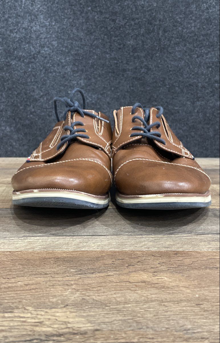 Tommy Hilfiger TMURBAN-F Brown Cognac Casual Oxford Sneakers Men's Size 8.5
