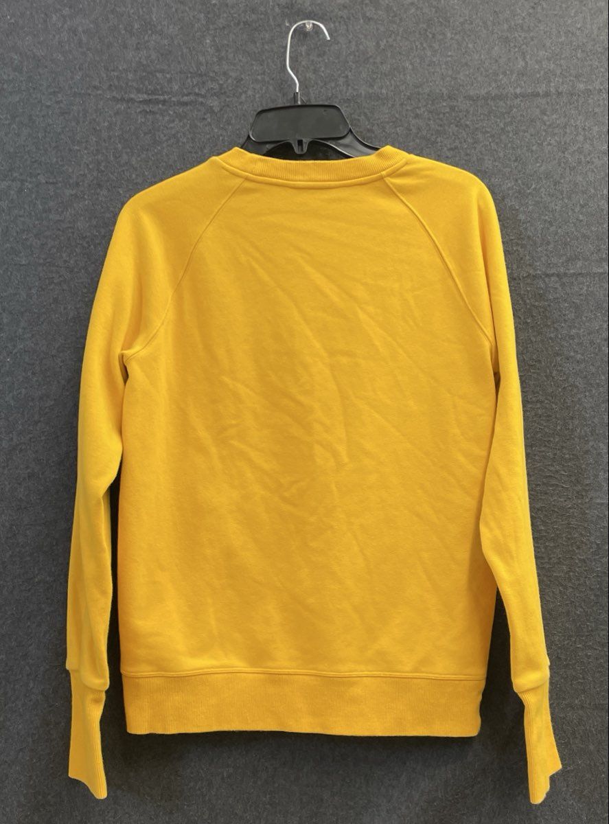 Athleta Women's Triumph Game Point Sweatshirt and Shorts Set Yellow Sz S/M