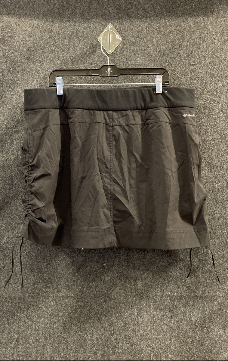 Columbia Women's Black Anytime Casual Stretch Cinch Side Skort Sz 2XL