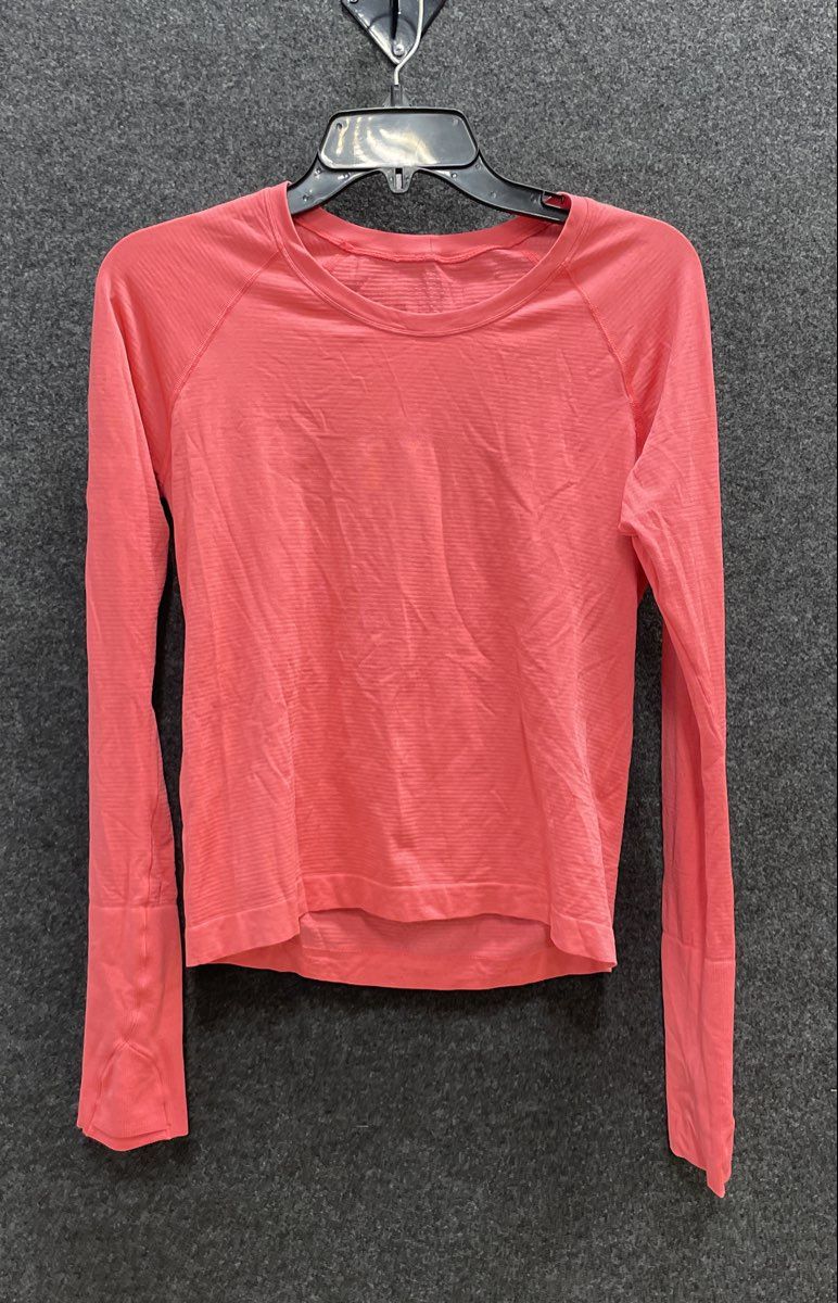 Lululemon Women's Swiftly Tech Long Sleeve Top Coral Pink Running Athletic