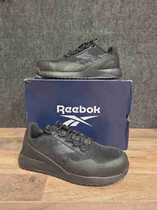 Reebok Nano X1 Adventure Work Steel Toe Black Women's Sneakers Size 8.5