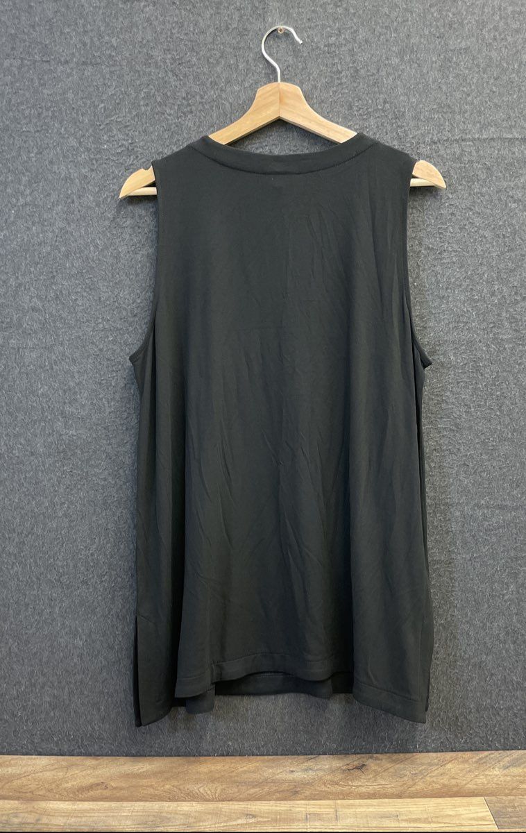J. Jill Women's Black Wearever Collection Sleeveless Tank Top NWT Sz L