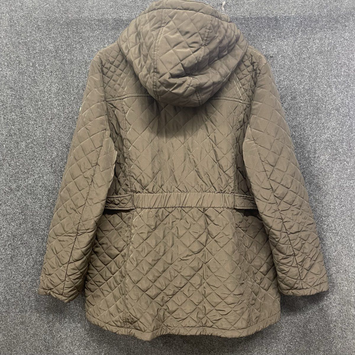 Laundry By Shelli Segal Women's Brown Quilted Puffer Jacket Hooded Size XXL