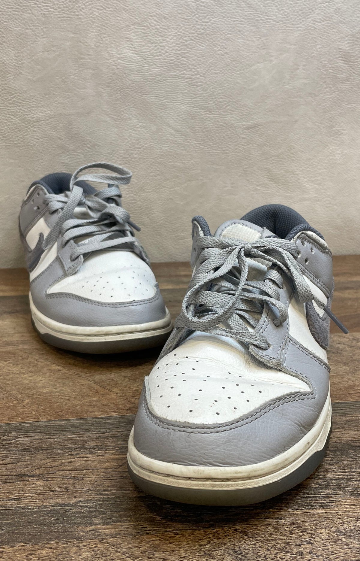 Nike Dunk Low SE Light Carbon White Grey Sneakers Men's Size 8