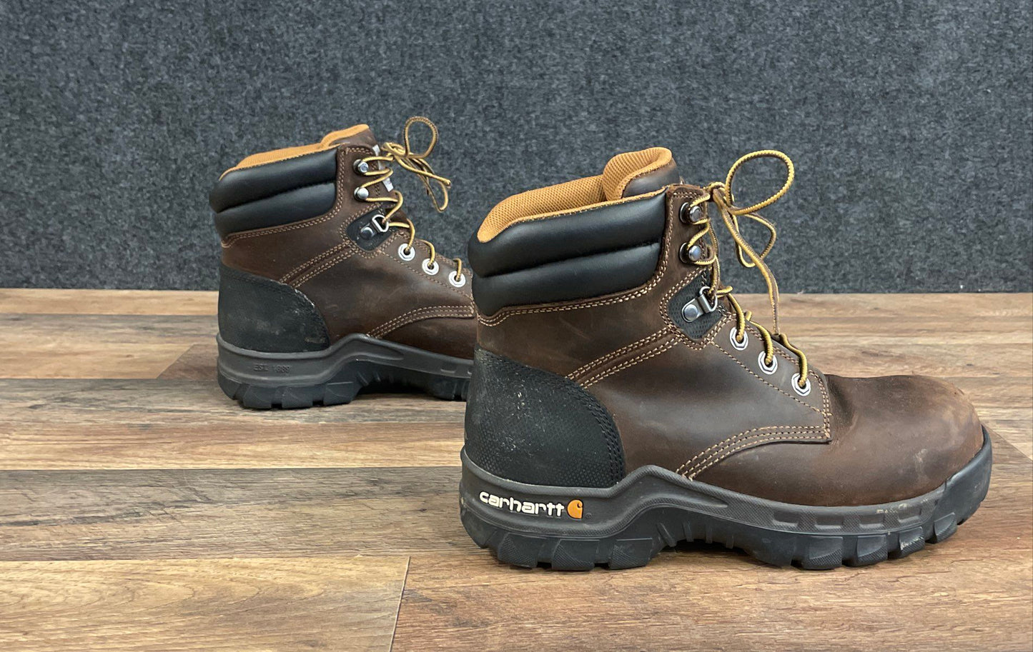 Carhartt Ground Force 6" Composite Toe Dark Brown Work Boots Women's Size 9