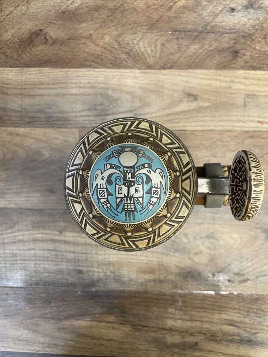 1988 Avon Indians of the American Frontier Stein Ceramarte Brazil Vintage Lidded