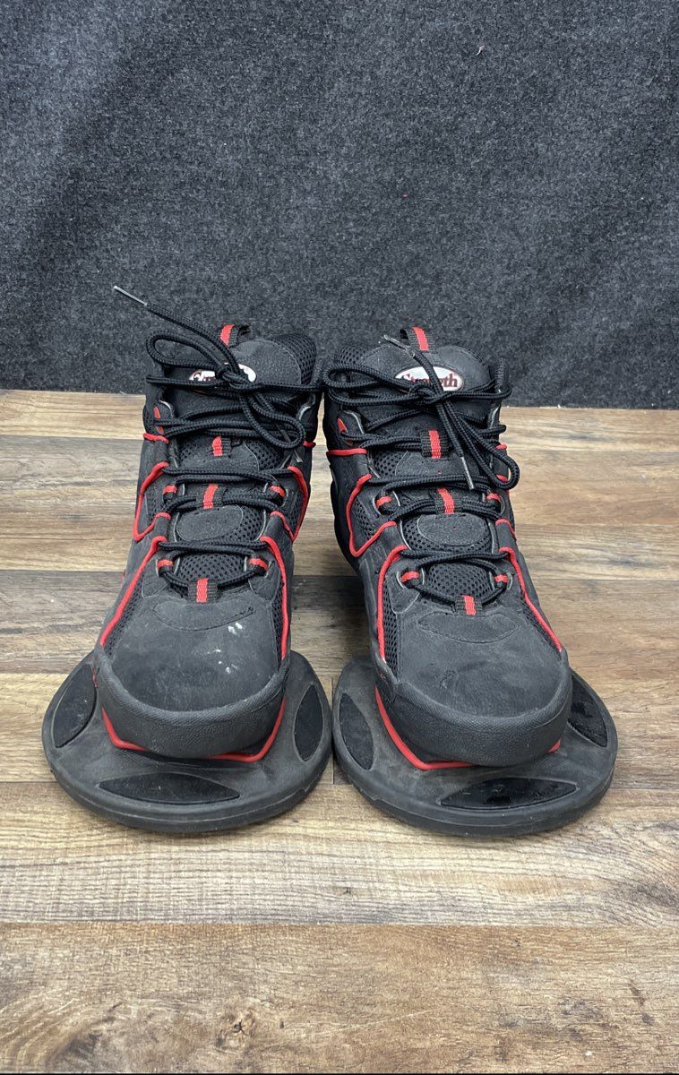 Strength Systems Plyometric Jump Training Shoes Black Red High Top