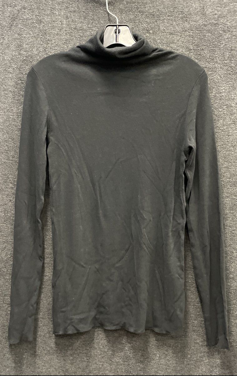 Polo Ralph Lauren Men's Turtleneck Shirt Black Long Sleeve Pony Logo Sz L