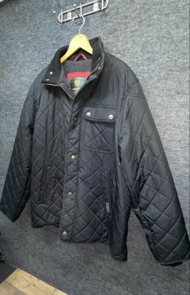 J. Whistler Men's Black Quilted All Weather Core System Jacket Size XXL