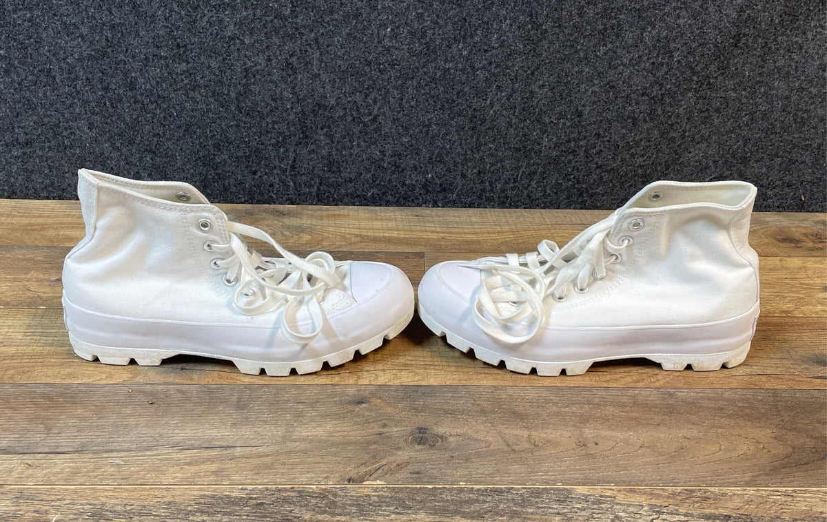 Converse Chuck Taylor All Star Lugged High Top White Women's Size 8.5