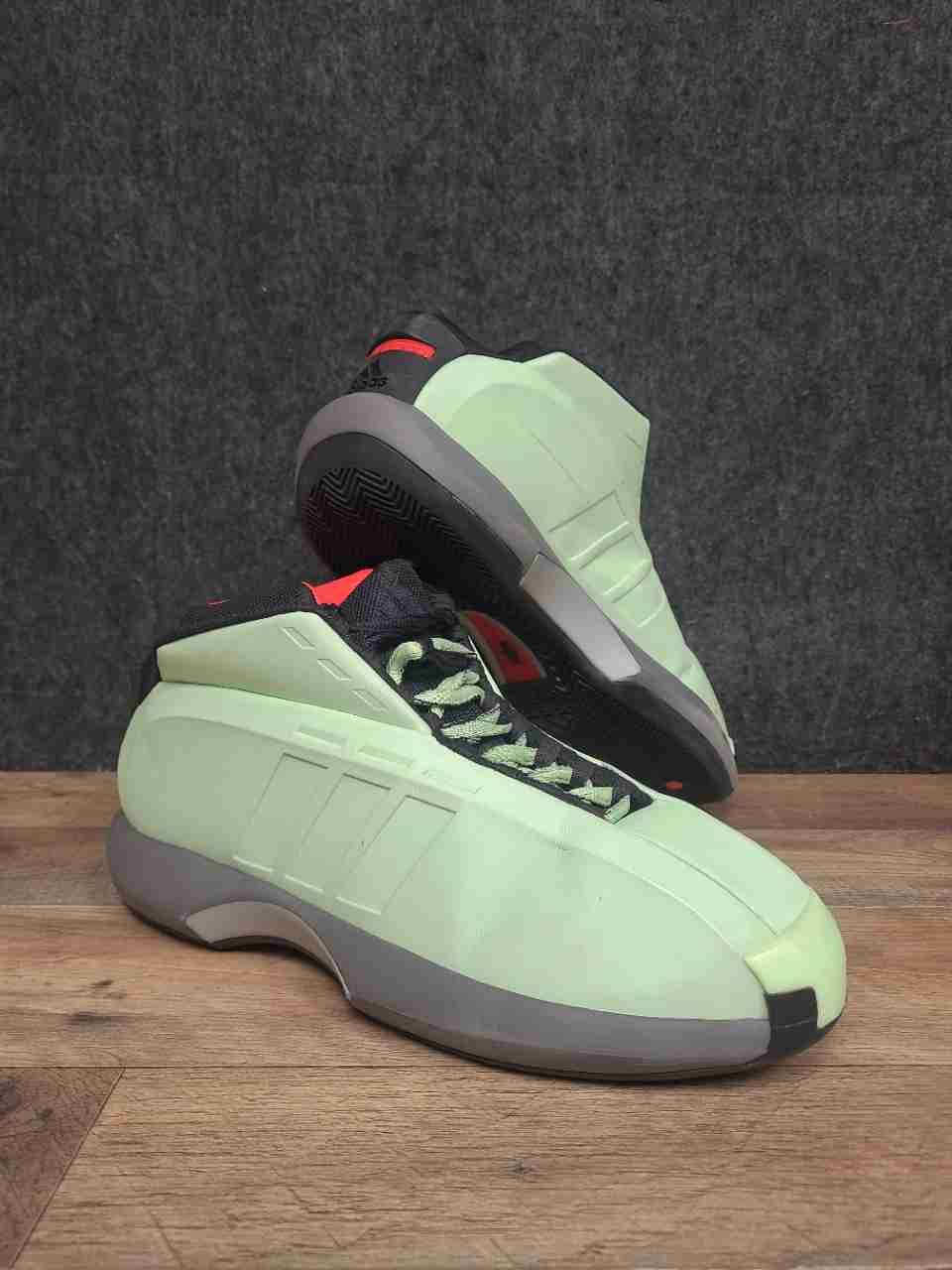 Adidas Crazy 1 Mint Green Black Retro Basketball Shoes Men's Size 11 IG1603