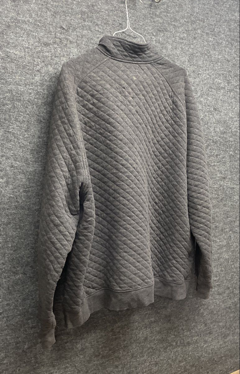 L.L. Bean Men's Quilted Full Zip Sweatshirt Jacket Gray Sz XXXL-REG