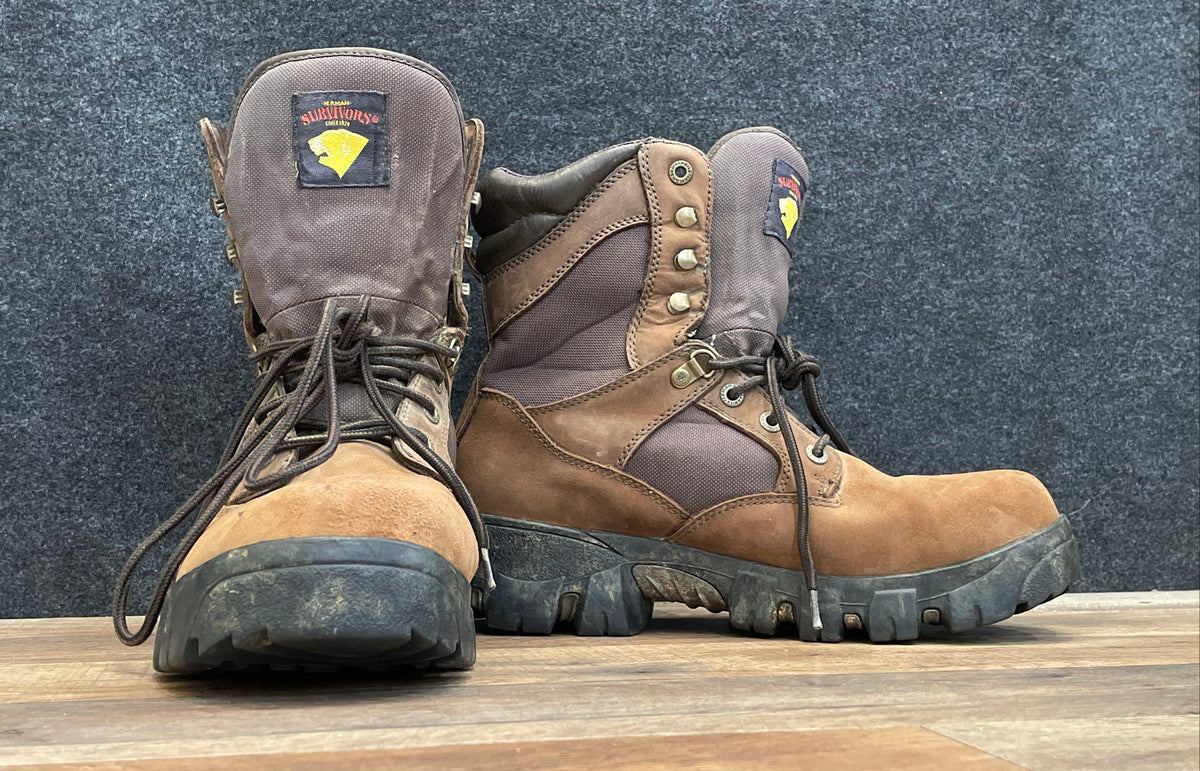 Herman Survivors Brown Sympatex Waterproof Work Hiking Boots Men's Size 10M