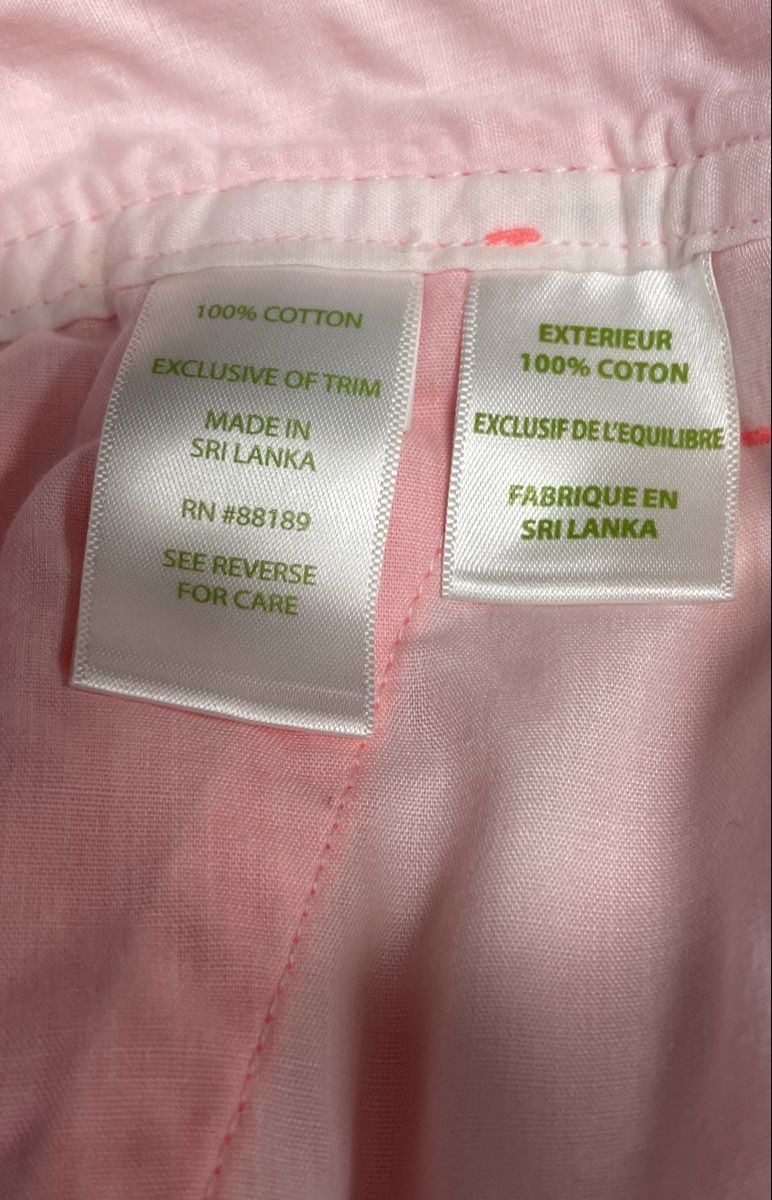Lilly Pulitzer Women's The Walsh Short Pink Seersucker Cotton Chino Sz 00