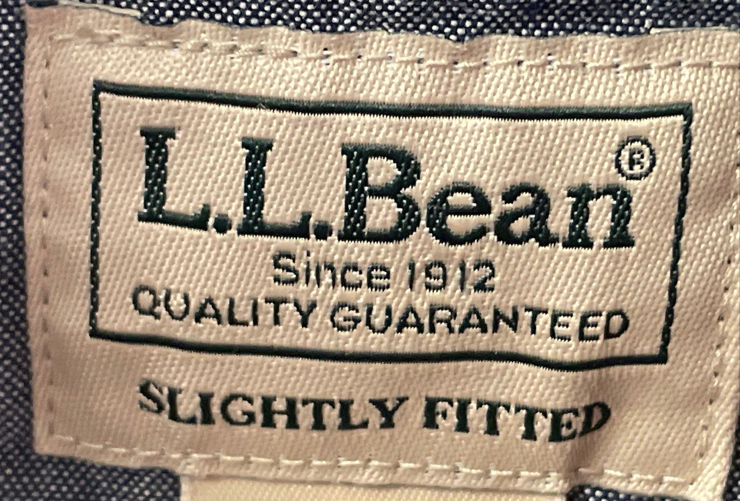 L.L. Bean Men's Blue White Plaid Quilted Lined Flannel Shirt Jacket XL Tall
