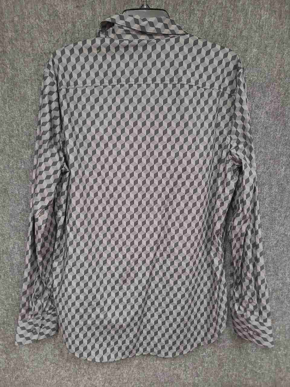 Max Lauren & Perry Ellis Men's Dress Shirt Lot Geometric Striped Sz L & XL NWT