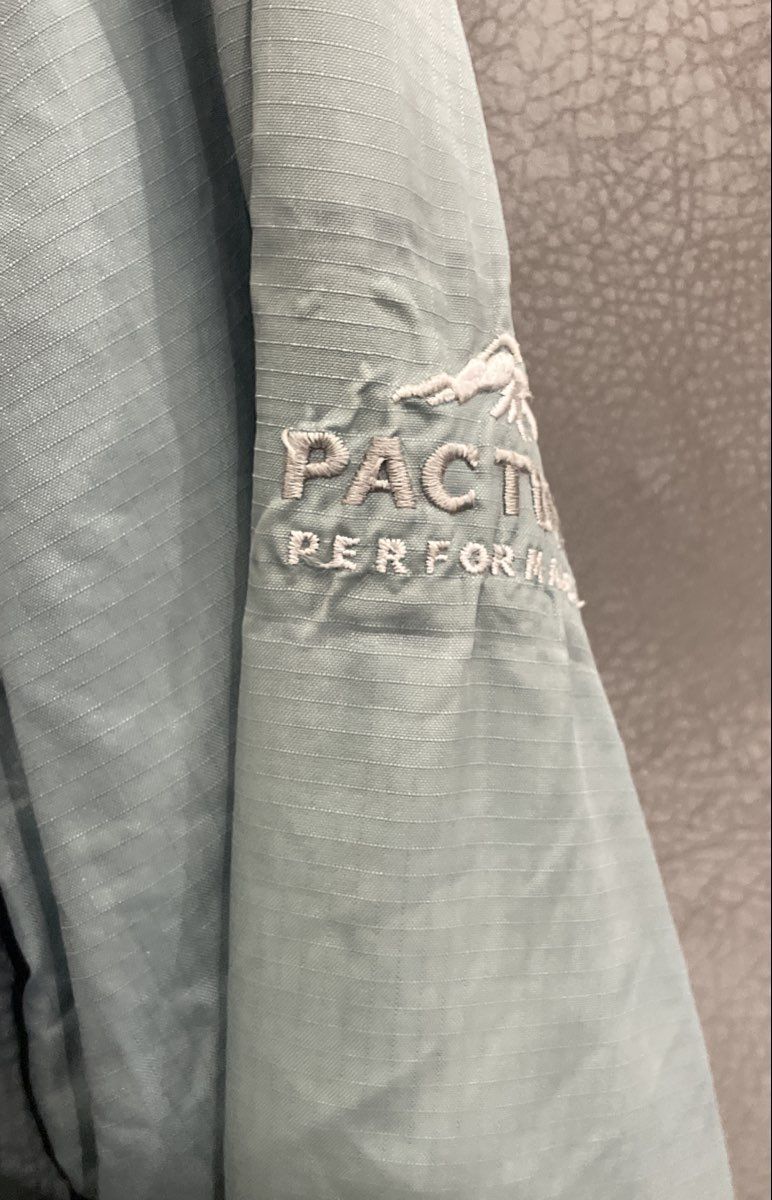 Pacific Trail Women's Sage Green Pac Tech Waterproof Breathable Jacket Sz M Y2K