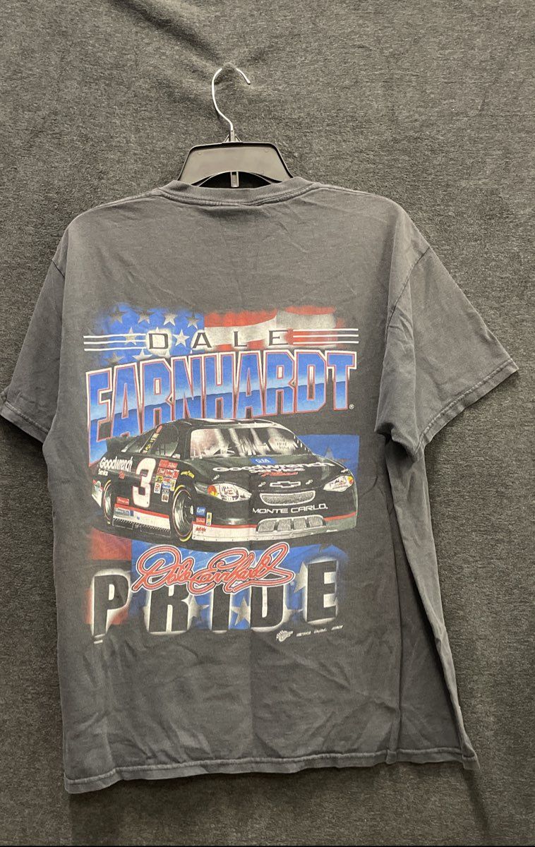 Vintage 90s Dale Earnhardt #3 Pride NASCAR T-Shirt Winner's Circle Sz L