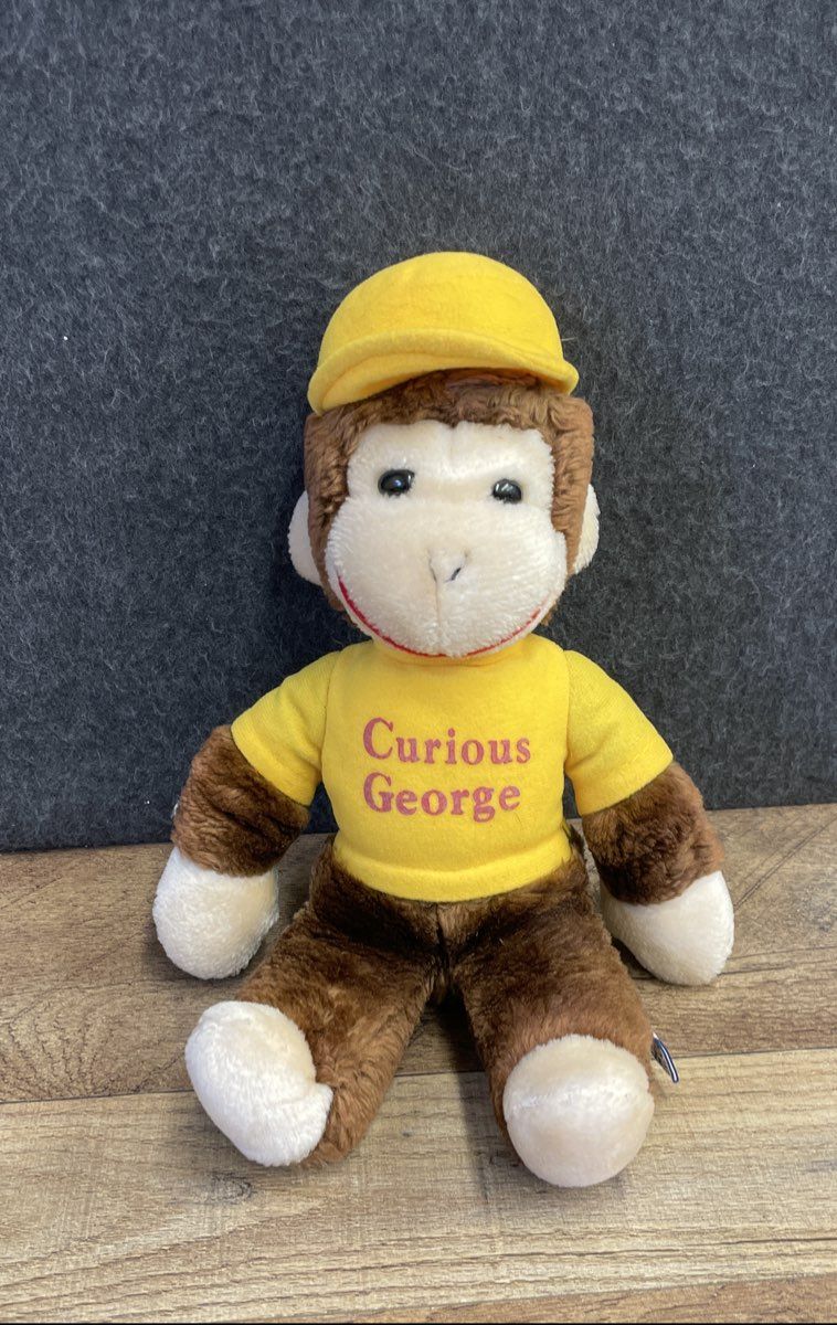 Plush Toy Lot 4 Disney Squishmallows Stitch Curious George Jake Lady