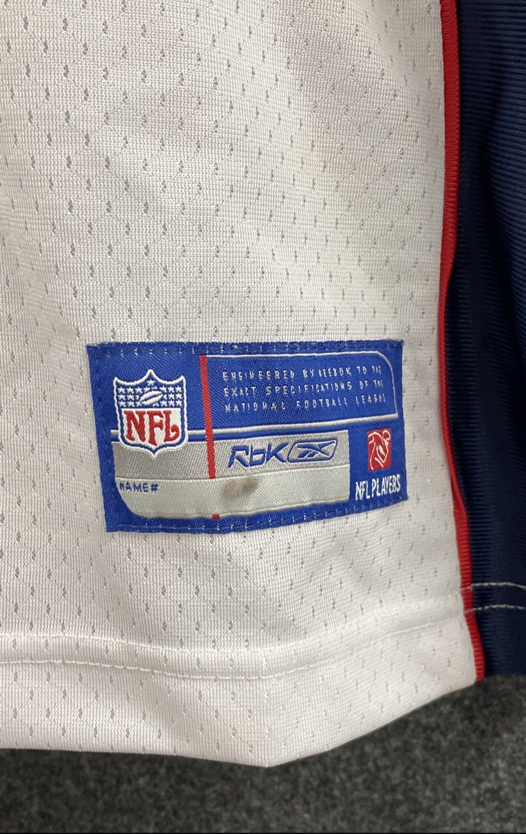 Vintage Reebok Men's Tom Brady New England Patriots NFL Jersey White #12 Sz L