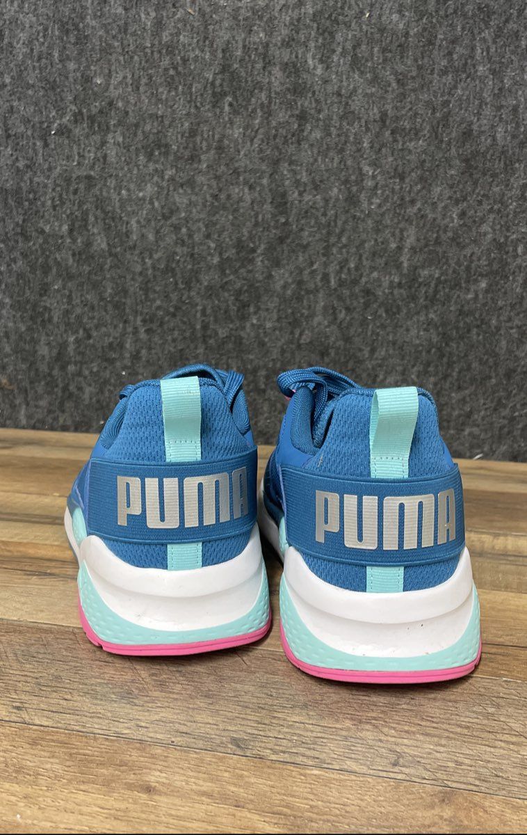 Puma Anzarun Fade Blue Pink White Women's Sneakers Size 10.5
