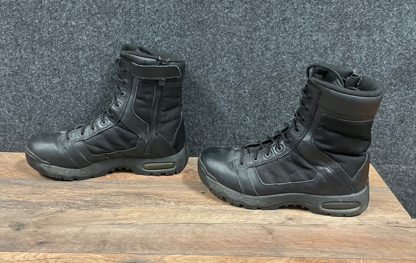Original S.W.A.T. Air 9 Side Zip Black Tactical Duty Boots Men's Size 10W