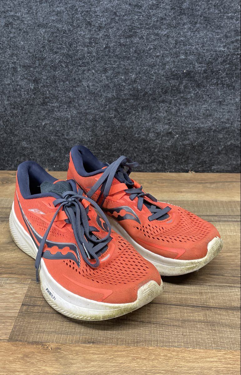 Saucony Ride 15 Red Prospect Glass Women's Running Shoes Size 7.5