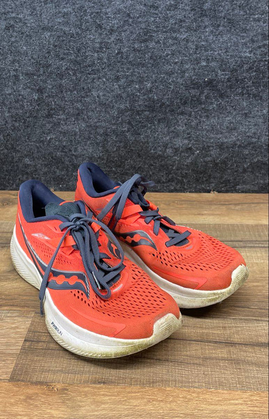 Saucony Ride 15 Red Prospect Glass Women's Running Shoes Size 7.5