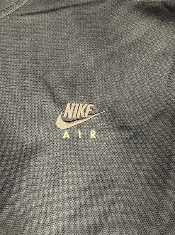 Vintage Y2K Nike Air Men's Navy Blue Embroidered Crewneck Shirt Size XXL