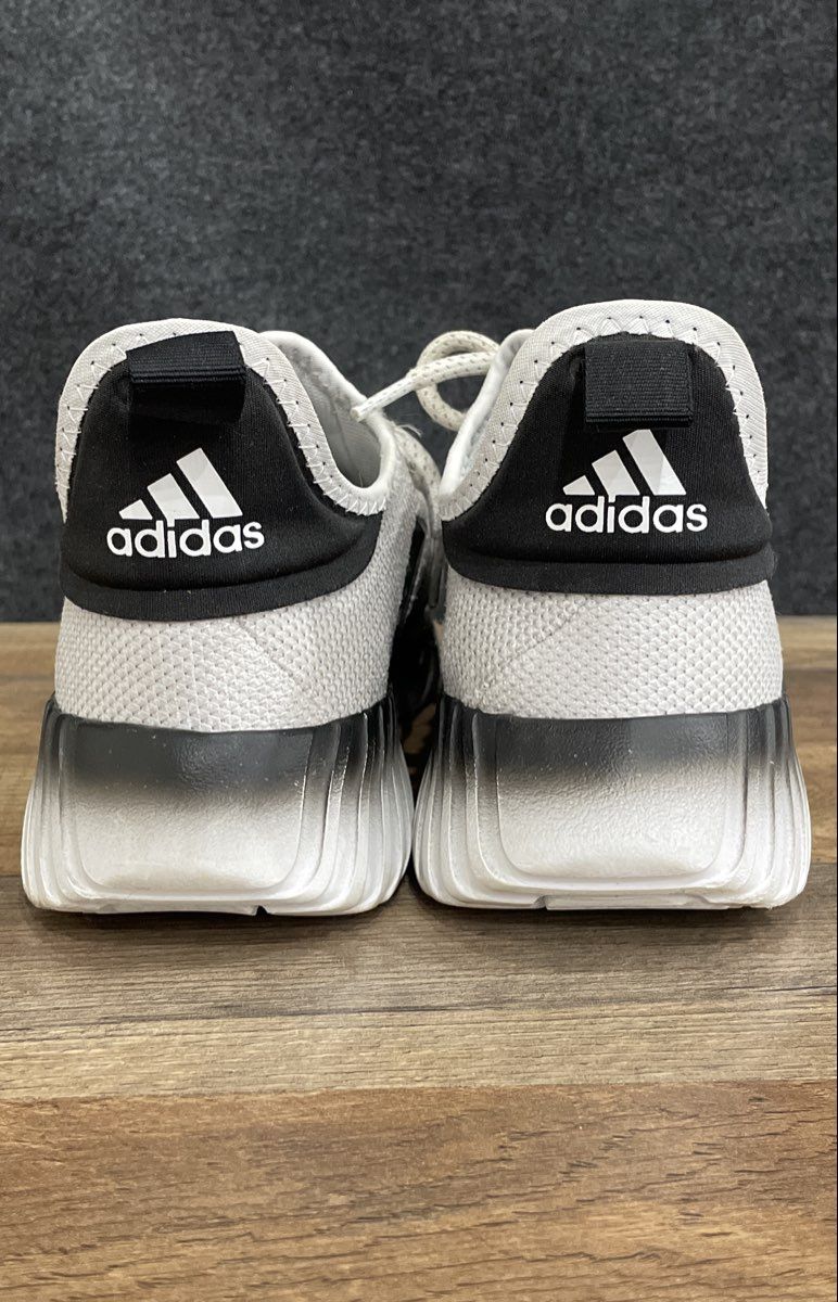 Adidas Kaptir 3.0 White Black Lifestyle Running Shoes Size 12