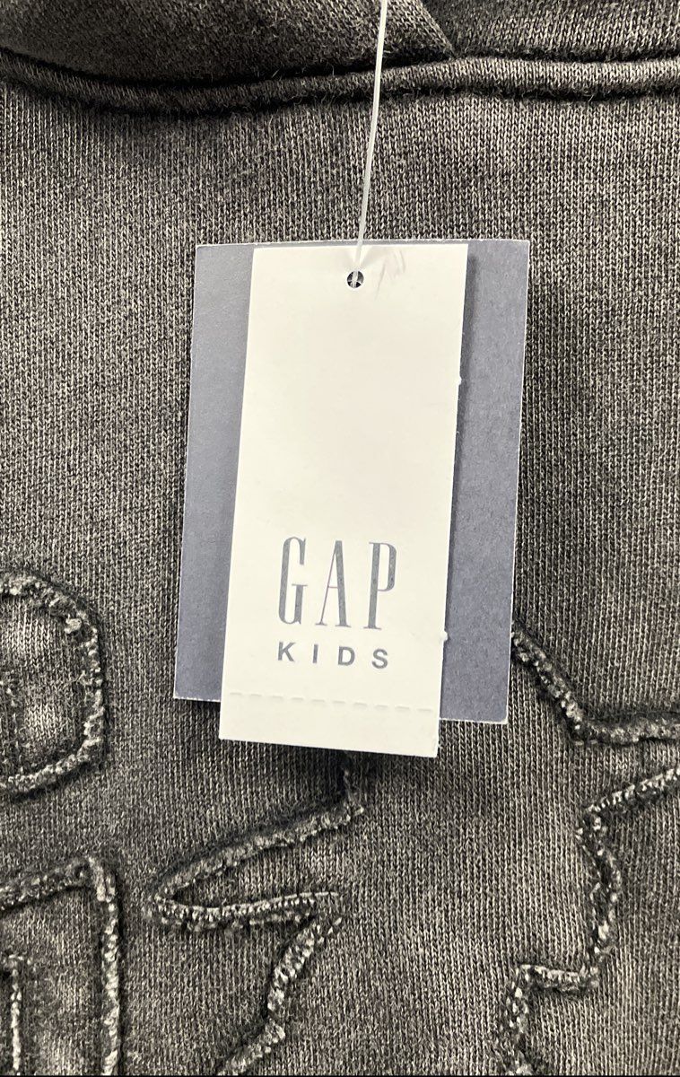 Gap Kids x Wicked Girls Acid Wash Ruffle Hoodie Black Elphaba NWT XXL 14-16