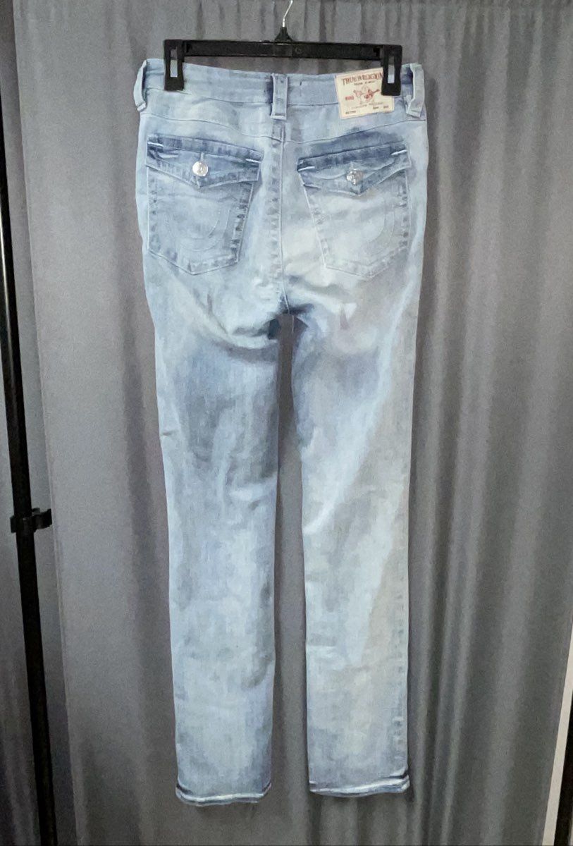 Women's Blue Denim True Religion Jeans - Size 28
